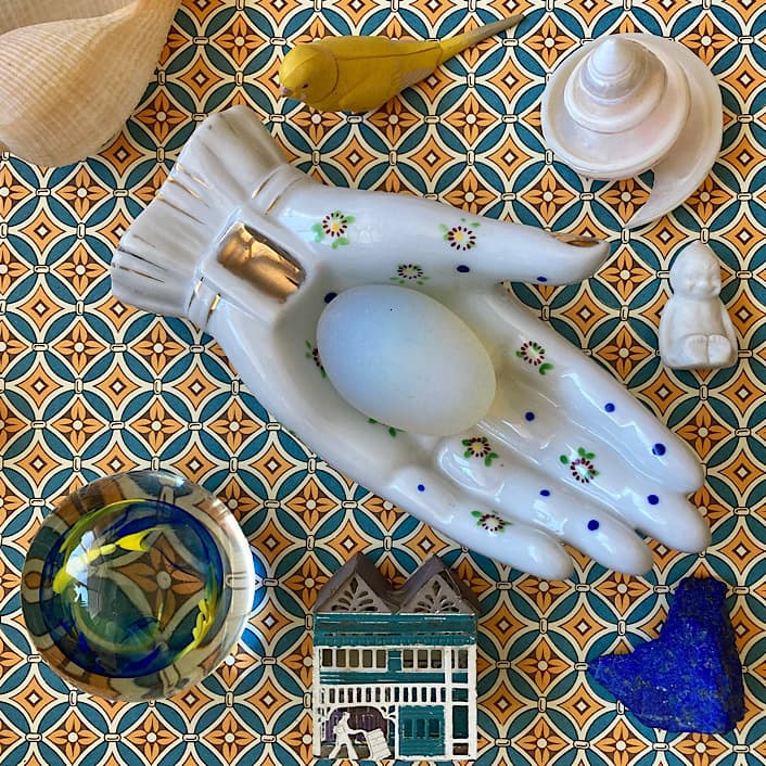 ポーセリン　ハンドトレイ