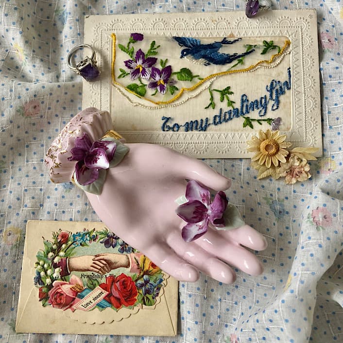 ポーセリン　ハンドトレイ