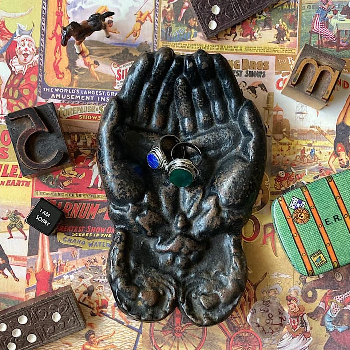 ポーセリン　ハンドトレイ