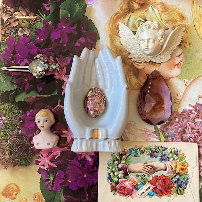 ポーセリン　ハンドトレイ