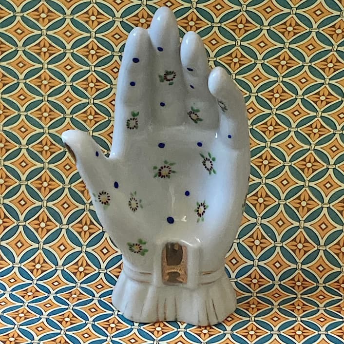 ポーセリン　ハンドトレイ