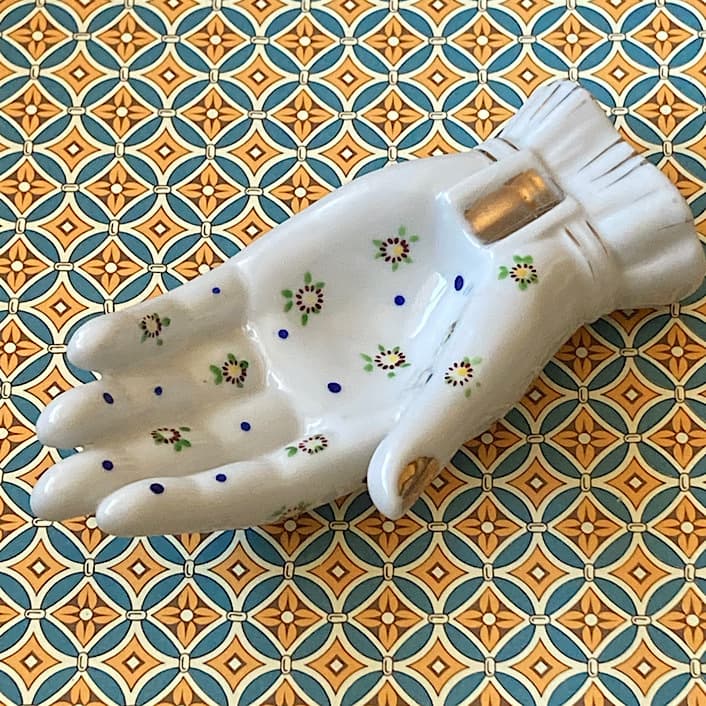 ポーセリン　ハンドトレイ