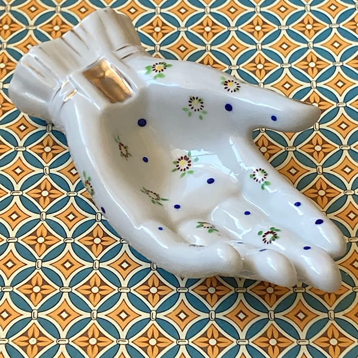 ポーセリン　ハンドトレイ