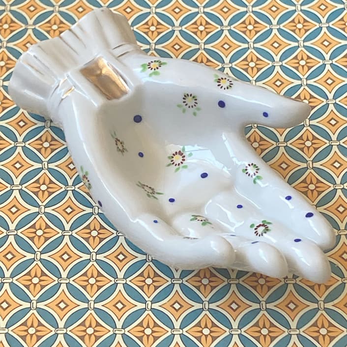 ポーセリン　ハンドトレイ