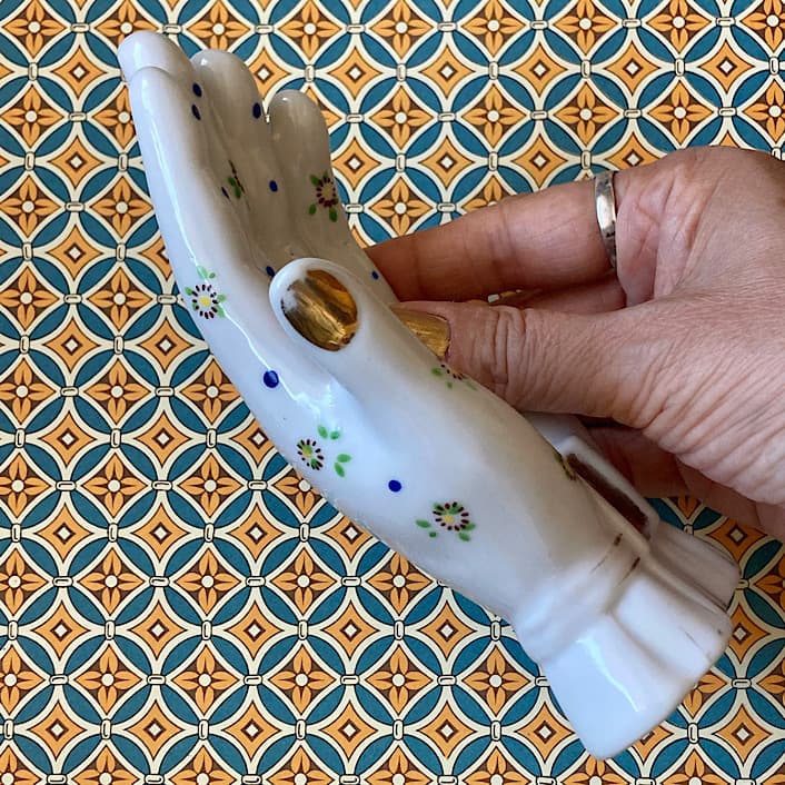 ポーセリン　ハンドトレイ