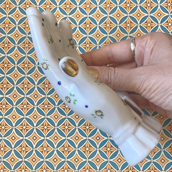 ポーセリン　ハンドトレイ