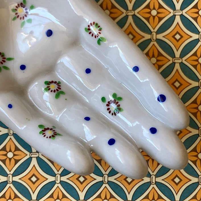 ポーセリン　ハンドトレイ