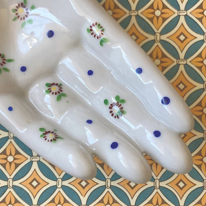 ポーセリン　ハンドトレイ