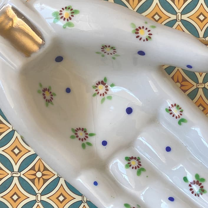 ポーセリン　ハンドトレイ