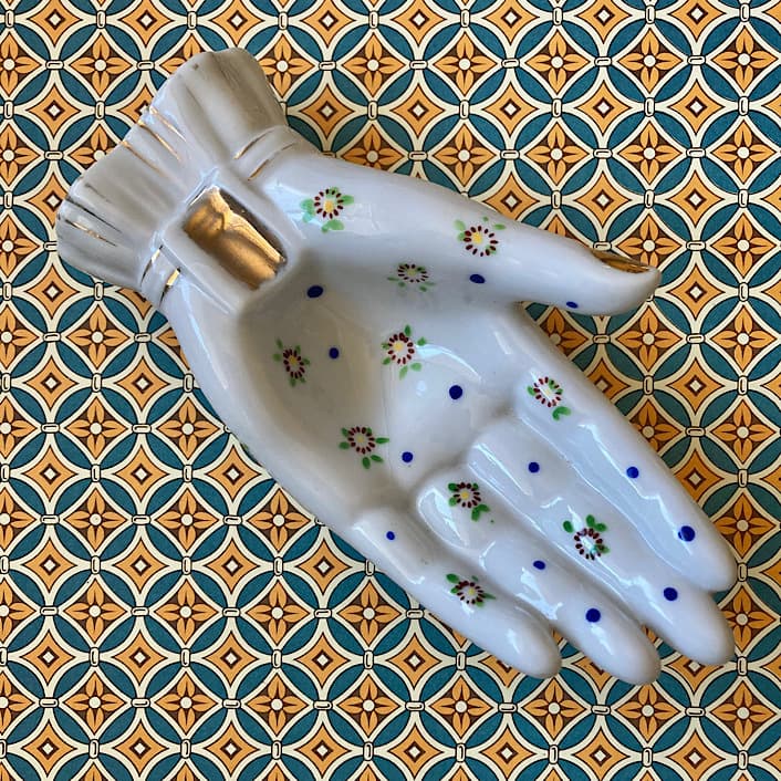 ポーセリン　ハンドトレイ