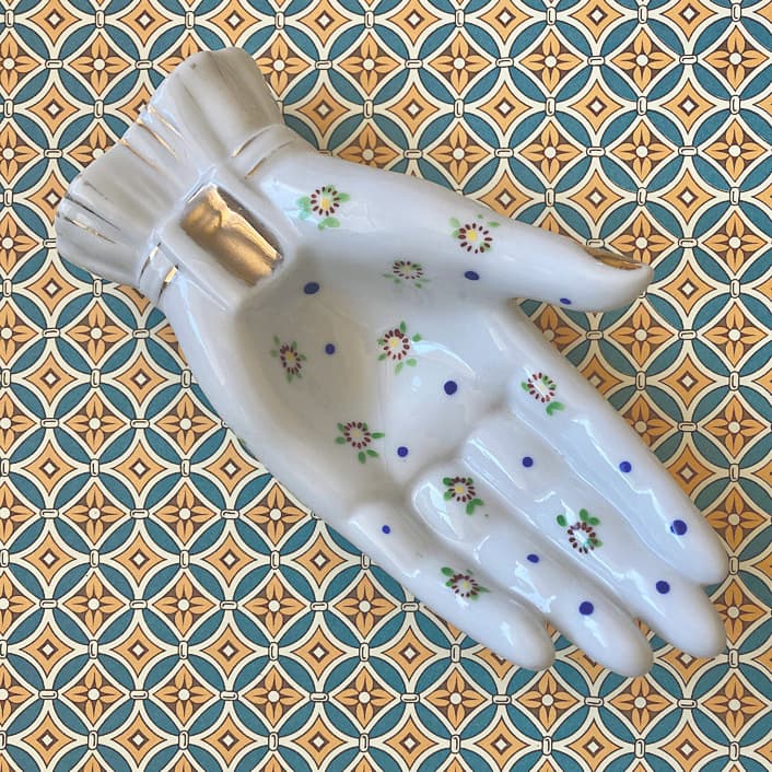 ポーセリン　ハンドトレイ