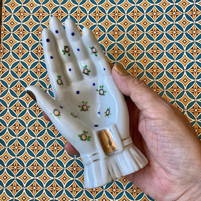 ポーセリン　ハンドトレイ