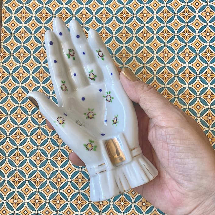 ポーセリン　ハンドトレイ