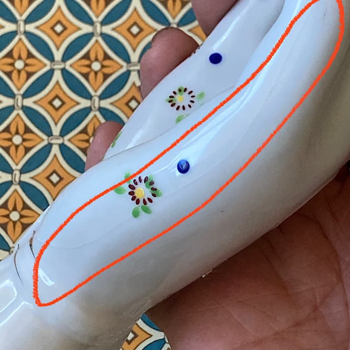 ポーセリン　ハンドトレイ