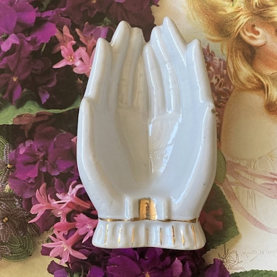 ポーセリン　ハンドトレイ