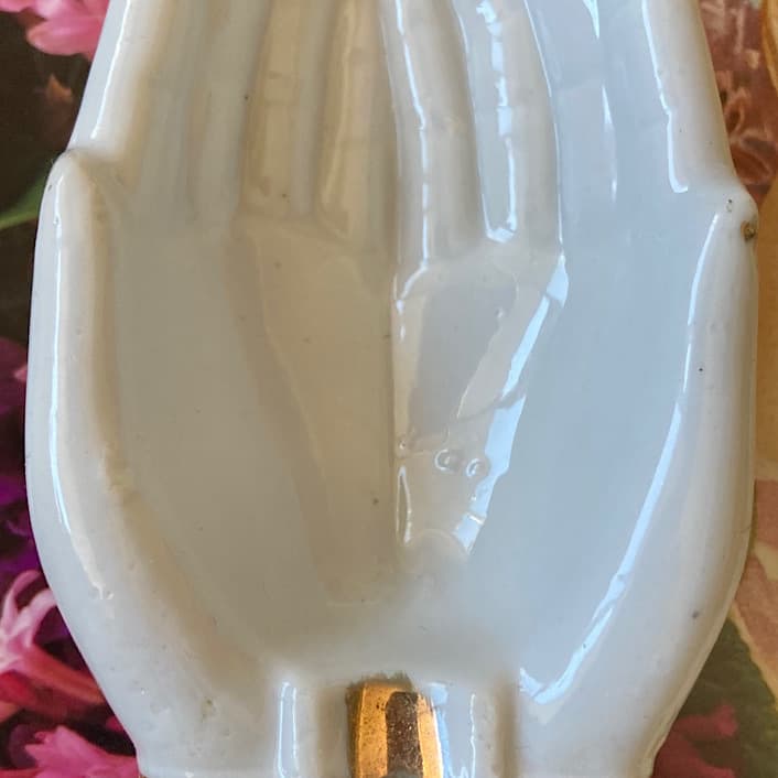 ポーセリン　ハンドトレイ