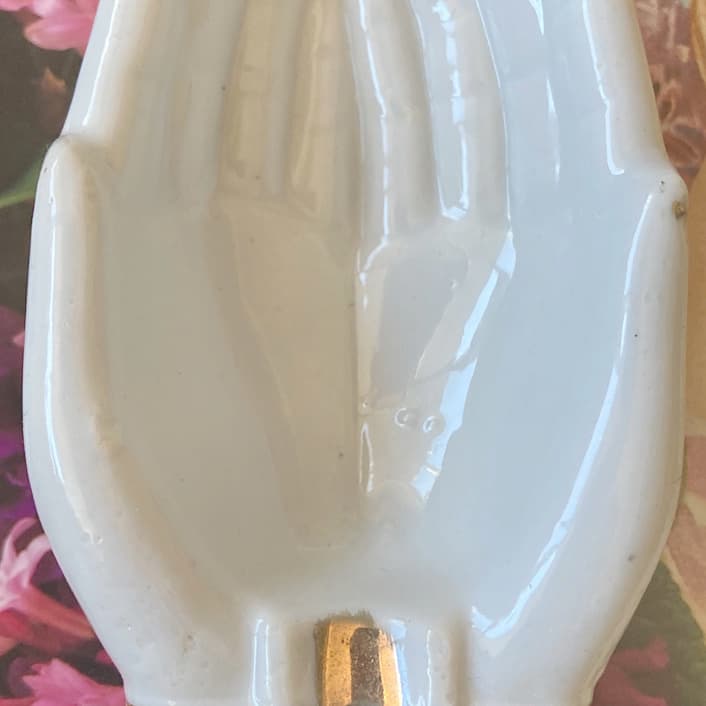 ポーセリン　ハンドトレイ