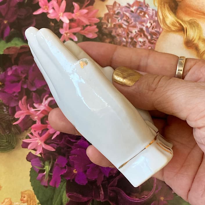 ポーセリン　ハンドトレイ