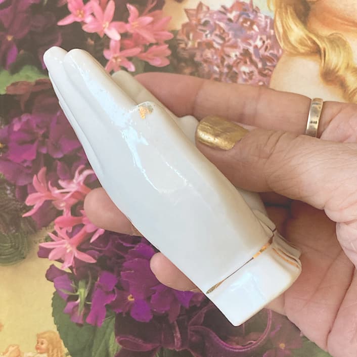 ポーセリン　ハンドトレイ