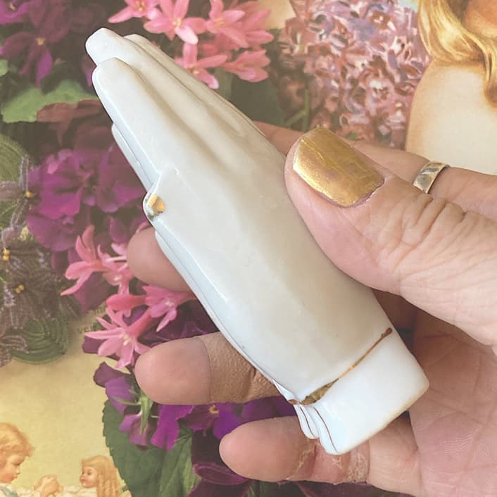 ポーセリン　ハンドトレイ