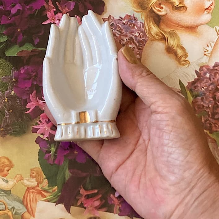 ポーセリン　ハンドトレイ