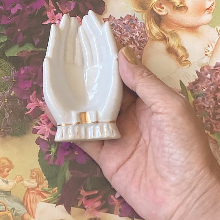 ポーセリン　ハンドトレイ