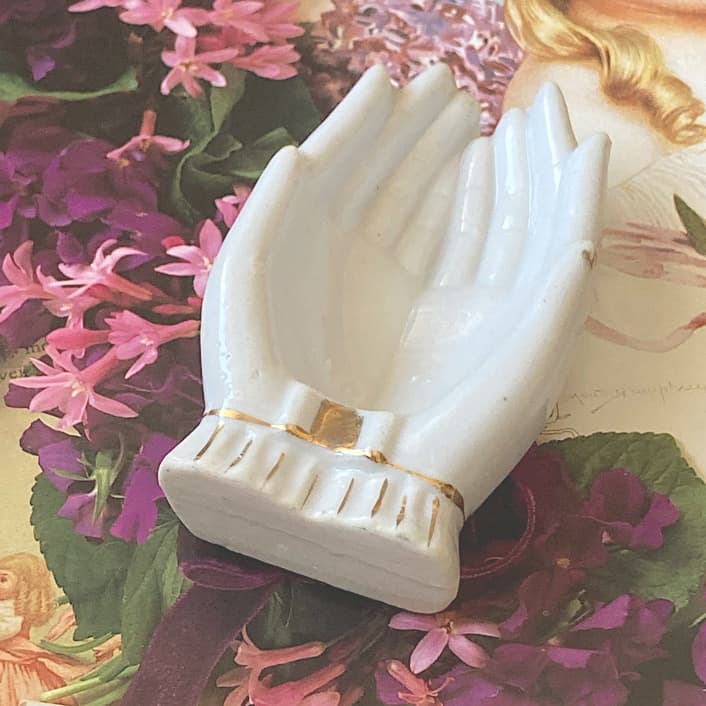 ポーセリン　ハンドトレイ