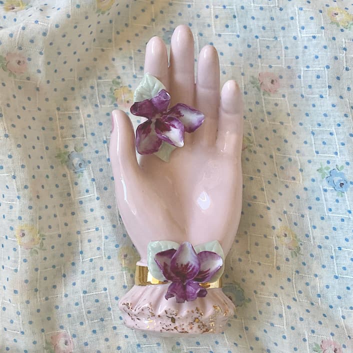 ポーセリン　ハンドトレイ