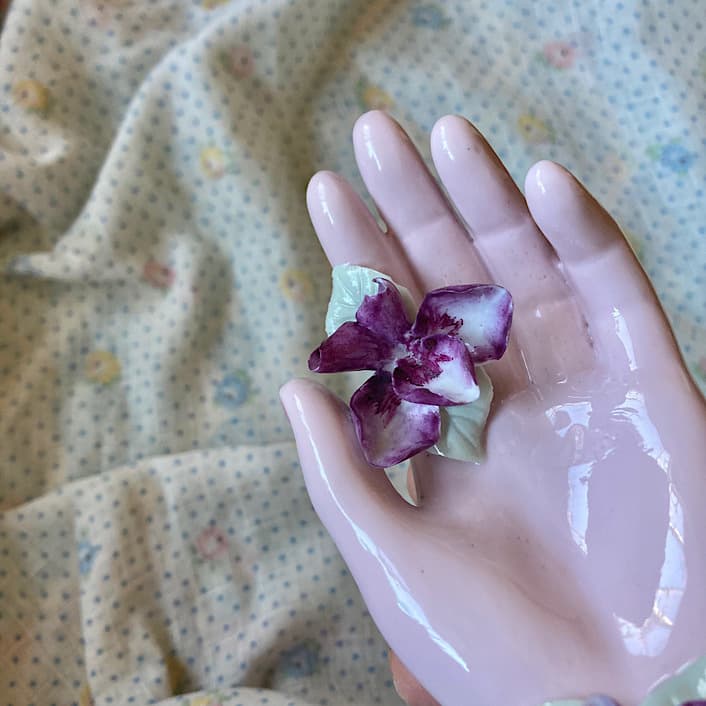 ポーセリン　ハンドトレイ