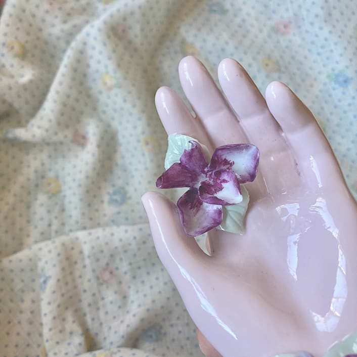 ポーセリン　ハンドトレイ