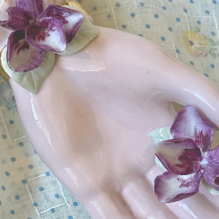 ポーセリン　ハンドトレイ