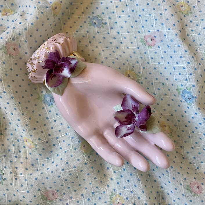 ポーセリン　ハンドトレイ