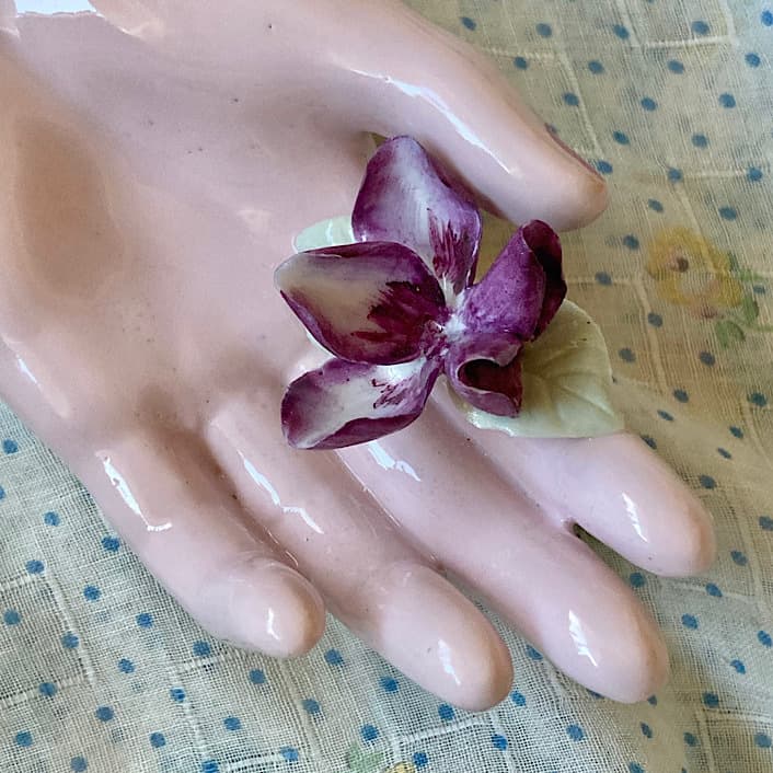 ポーセリン　ハンドトレイ