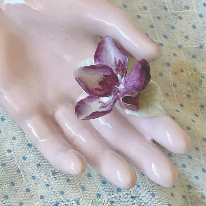 ポーセリン　ハンドトレイ