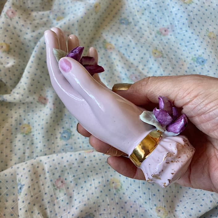 ポーセリン　ハンドトレイ