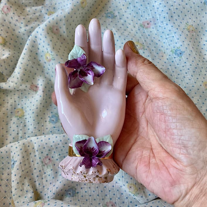 ポーセリン　ハンドトレイ