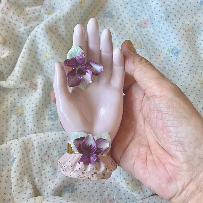 ポーセリン　ハンドトレイ