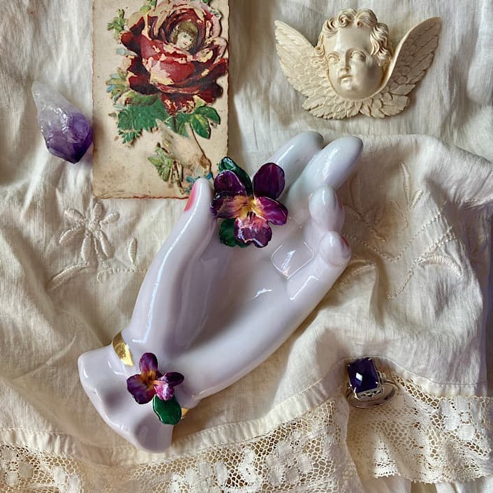 ポーセリン　ハンドトレイ