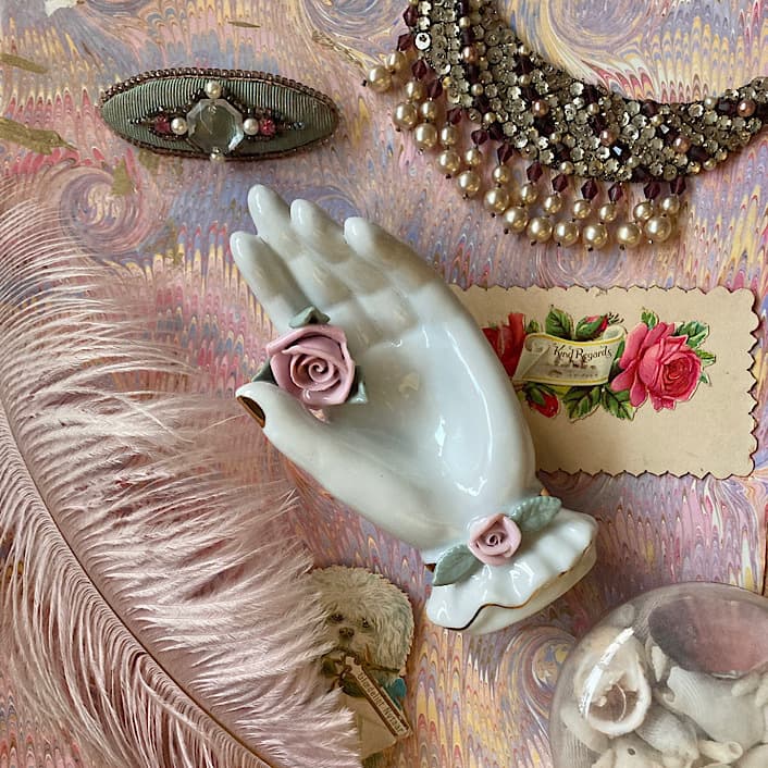 ポーセリン　ハンドトレイ