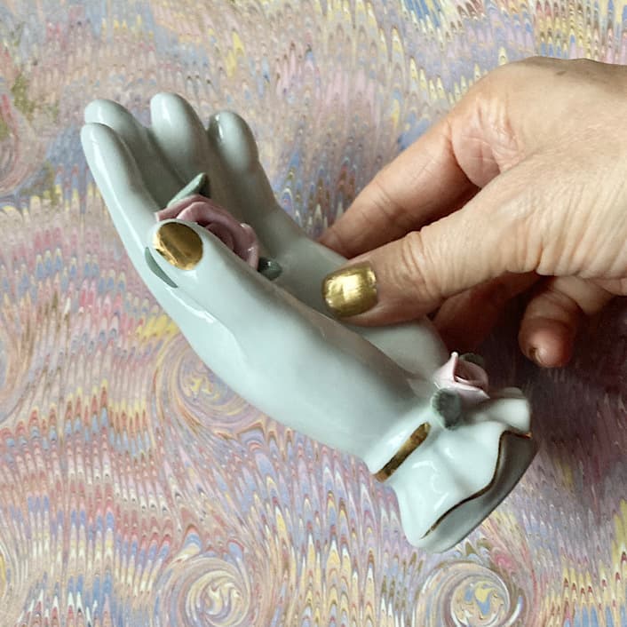 ポーセリン　ハンドトレイ