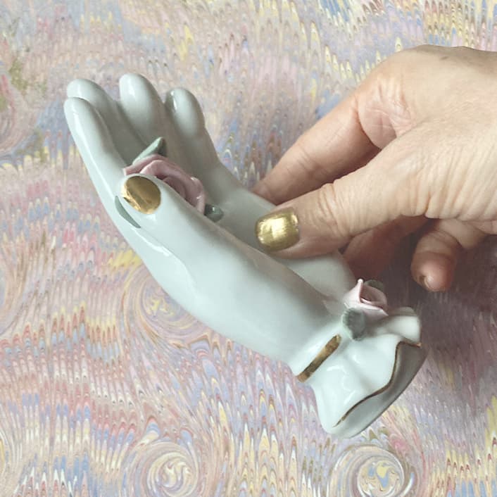 ポーセリン　ハンドトレイ