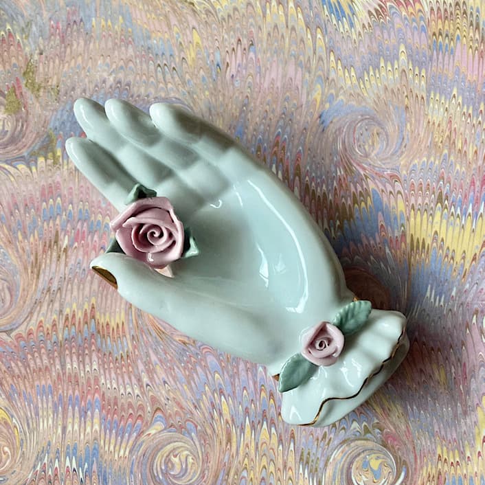 ポーセリン　ハンドトレイ