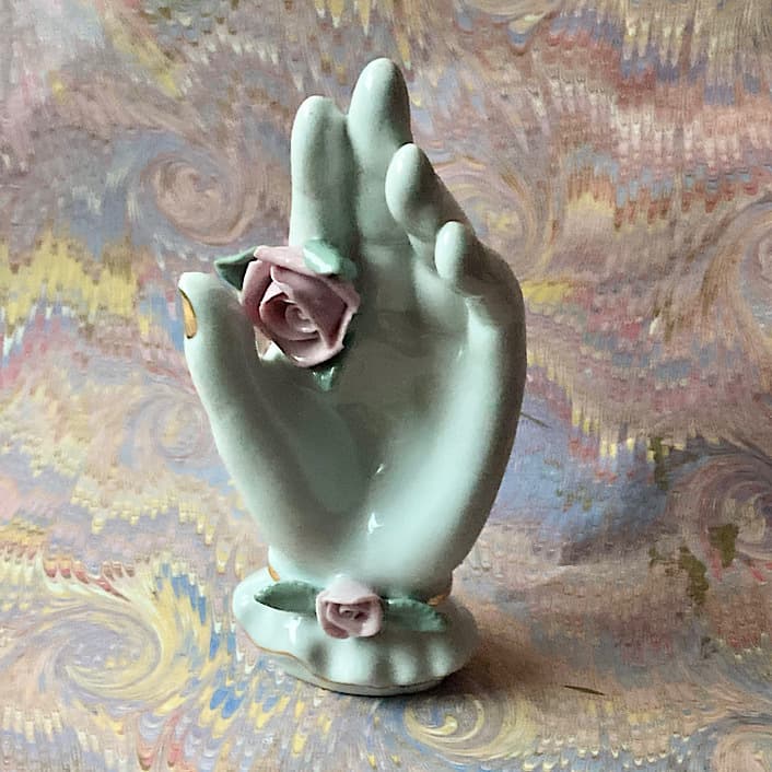 ポーセリン　ハンドトレイ