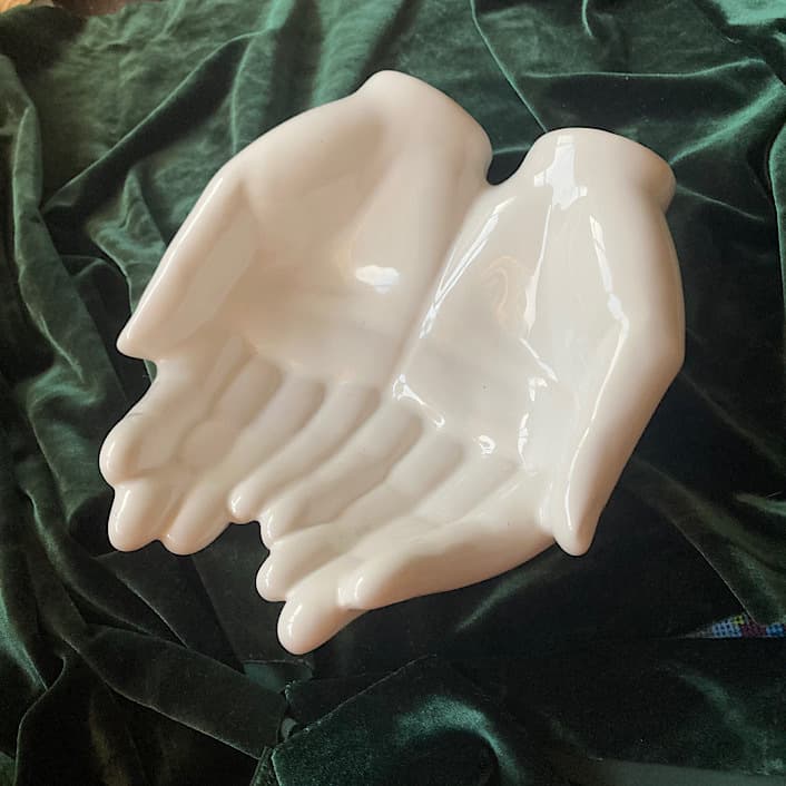 ポーセリン　ハンドトレイ