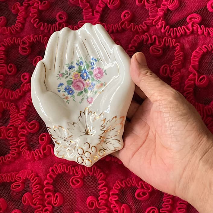 ポーセリン　ハンドトレイ