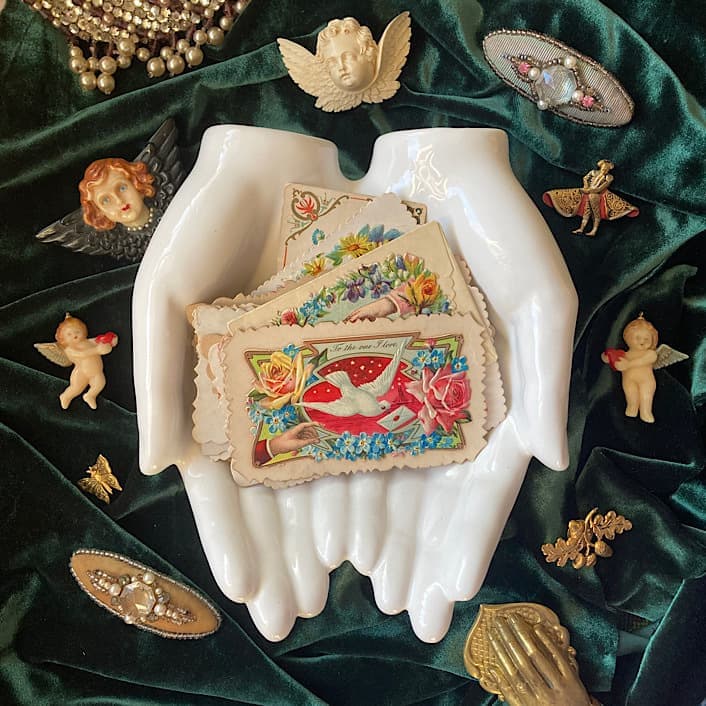 ポーセリン　ハンドトレイ