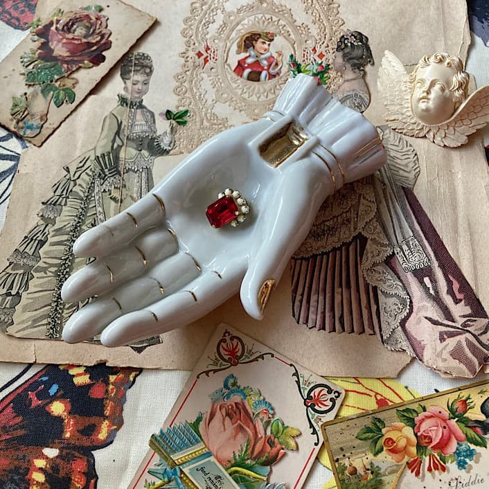 ポーセリン　ハンドトレイ